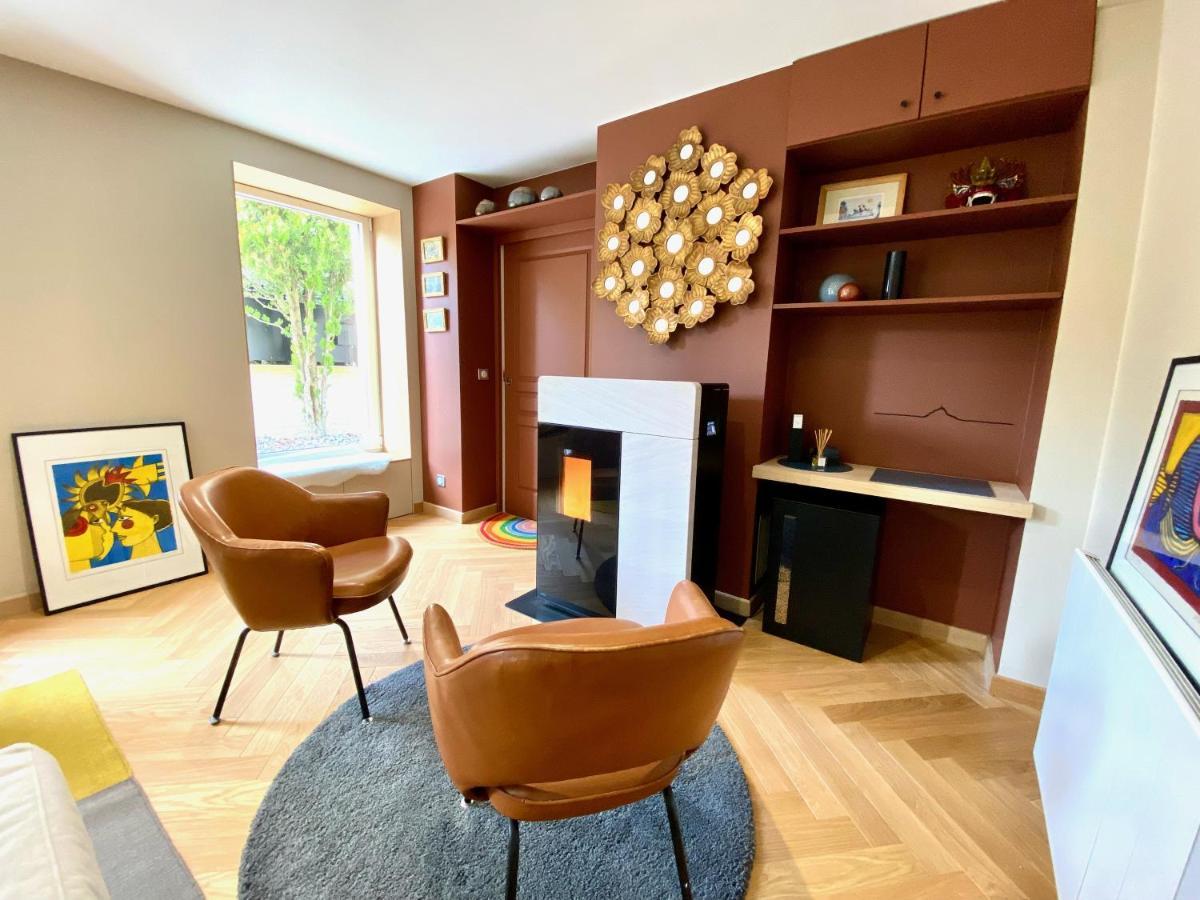 Le Capella, Magnifique Maison Au Calme Avec Garage カーン エクステリア 写真